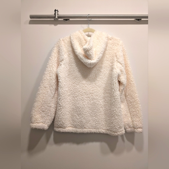 Champion Off White Plush Hoodie - Picture 2 of 9